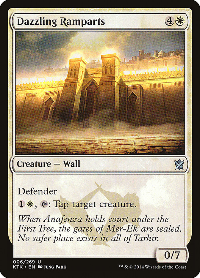 Dazzling Ramparts [Khans of Tarkir] | Card Merchant Takapuna