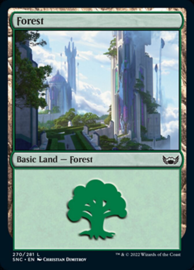 Forest (270) [Streets of New Capenna] | Card Merchant Takapuna