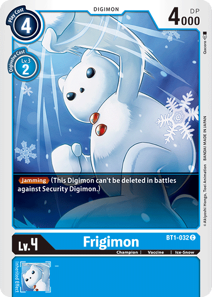 Frigimon [BT1-032] [Release Special Booster Ver.1.0] | Card Merchant Takapuna