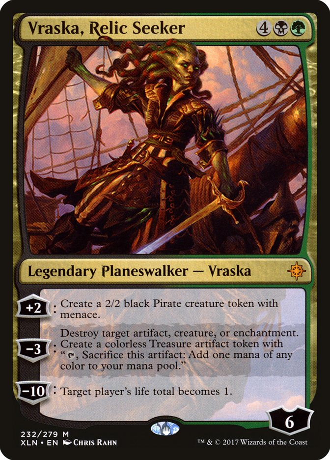 Vraska, Relic Seeker [Ixalan] | Card Merchant Takapuna