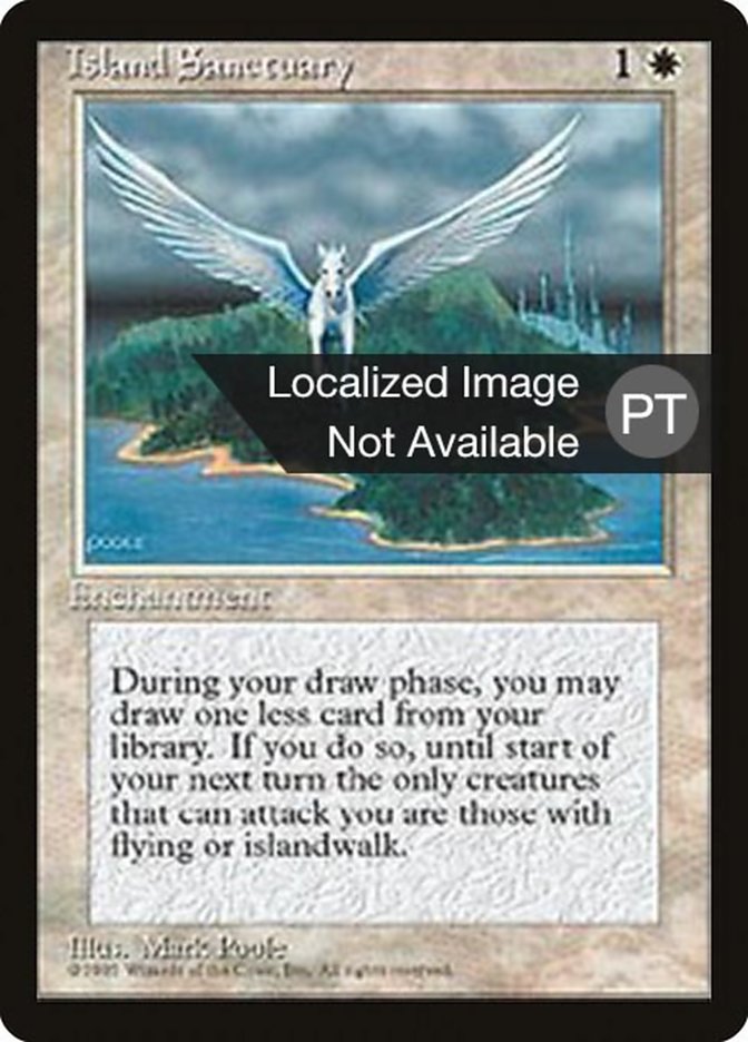 Island Sanctuary [Fourth Edition (Foreign Black Border)] | Card Merchant Takapuna