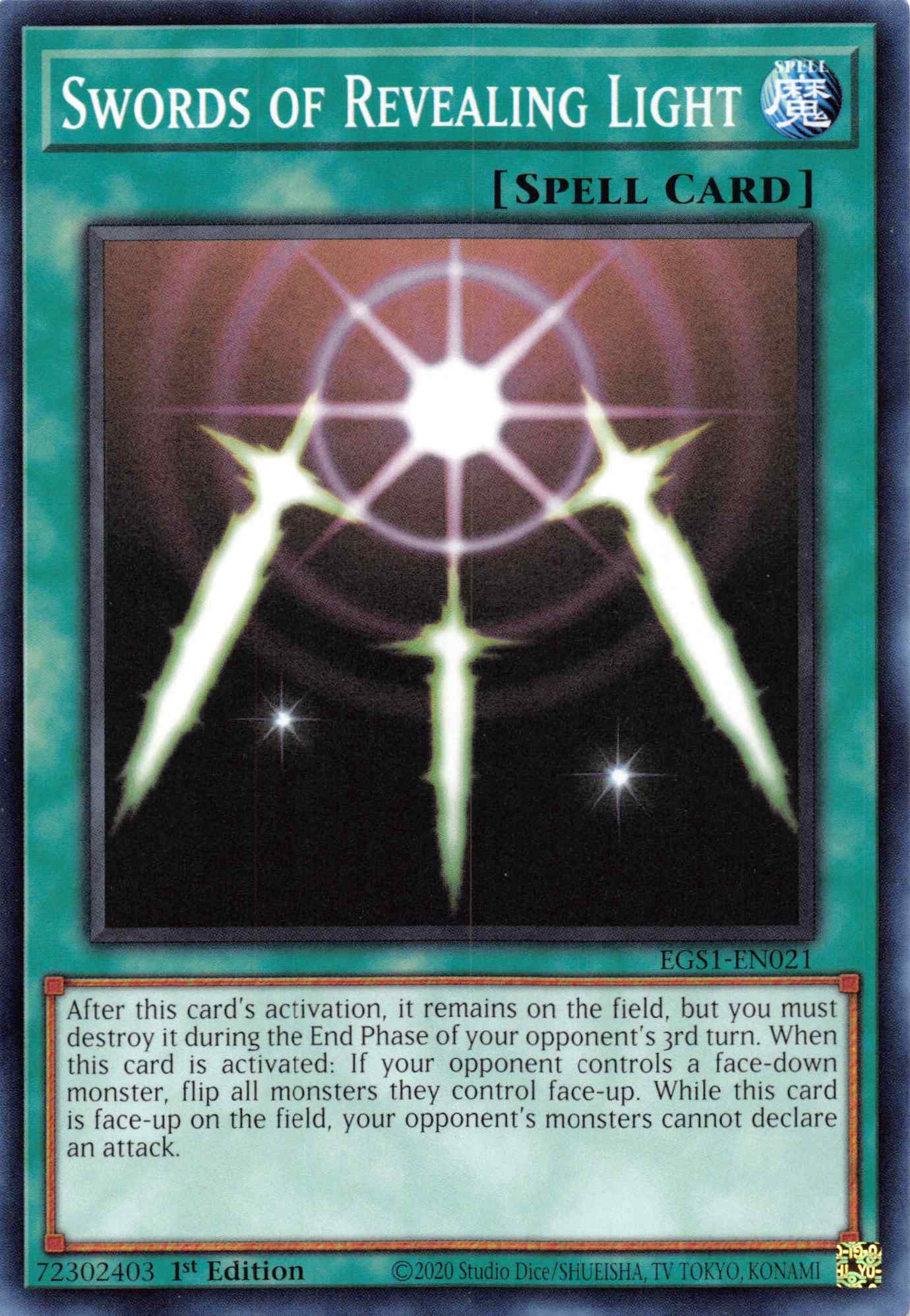 Swords of Revealing Light [EGS1-EN021] Common | Card Merchant Takapuna