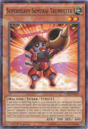 Superheavy Samurai Trumpeter [SP15-EN028] Shatterfoil Rare | Card Merchant Takapuna