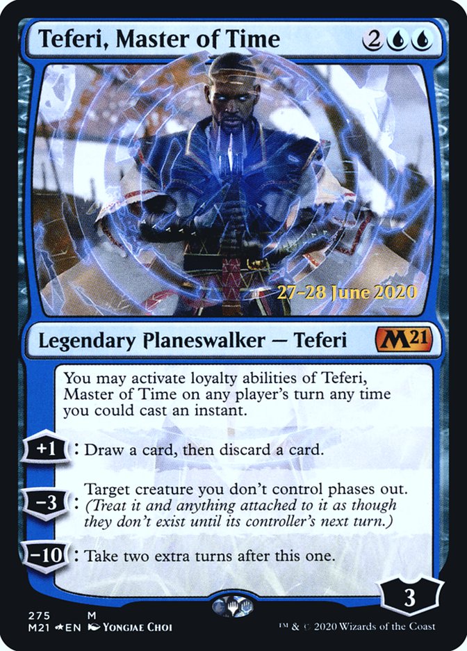 Teferi, Master of Time [Core Set 2021 Prerelease Promos] | Card Merchant Takapuna