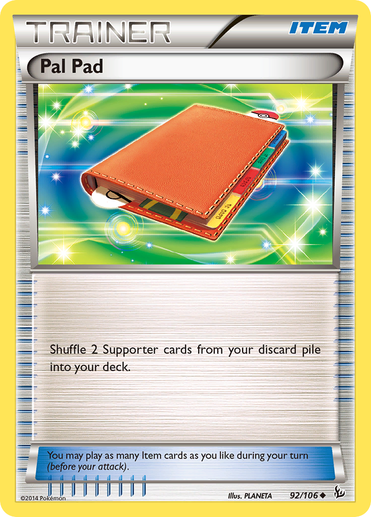 Pal Pad (92/106) [XY: Flashfire] | Card Merchant Takapuna