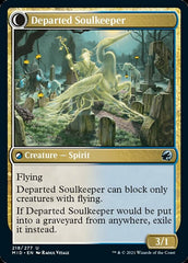 Devoted Grafkeeper // Departed Soulkeeper [Innistrad: Midnight Hunt] | Card Merchant Takapuna