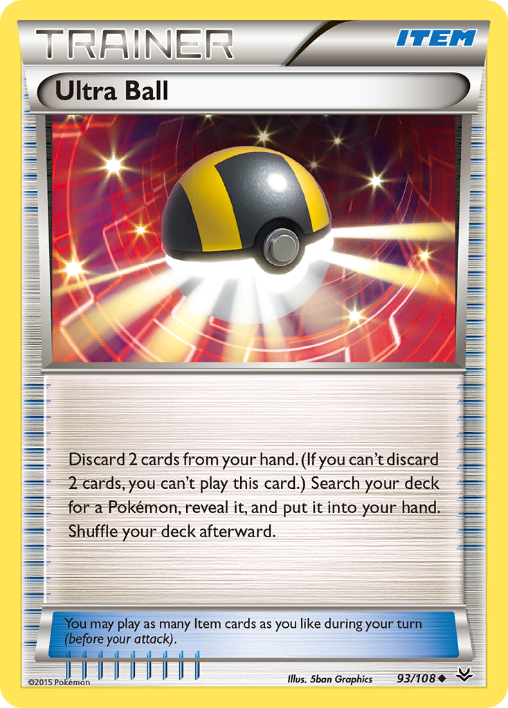 Ultra Ball (93/108) [XY: Roaring Skies] | Card Merchant Takapuna