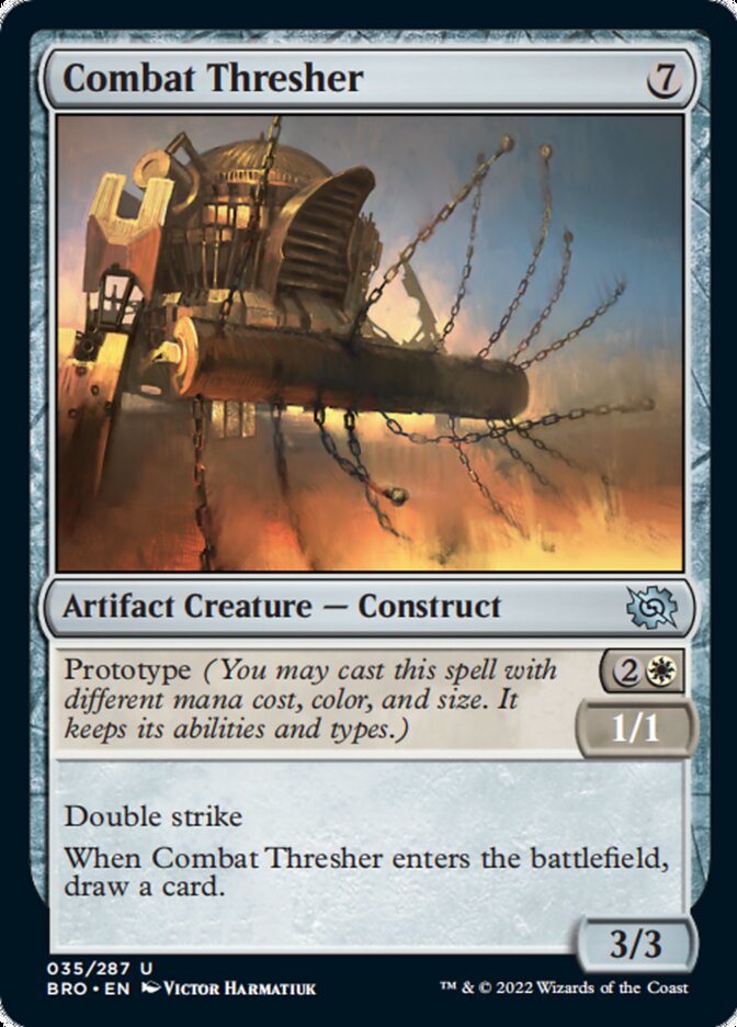 Combat Thresher [The Brothers' War] | Card Merchant Takapuna