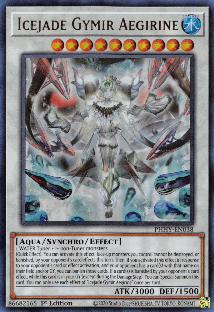 Icejade Gymir Aegirine [PHHY-EN038] Ultra Rare | Card Merchant Takapuna