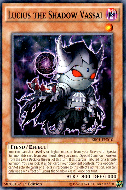 Lucius the Shadow Vassal [SR01-EN010] Common | Card Merchant Takapuna