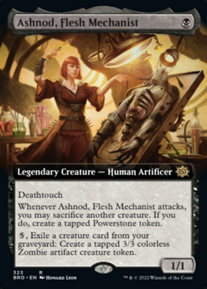 Ashnod, Flesh Mechanist (Extended Art) [The Brothers' War] | Card Merchant Takapuna