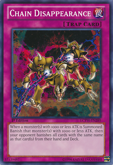 Chain Disappearance [LCYW-EN289] Common | Card Merchant Takapuna