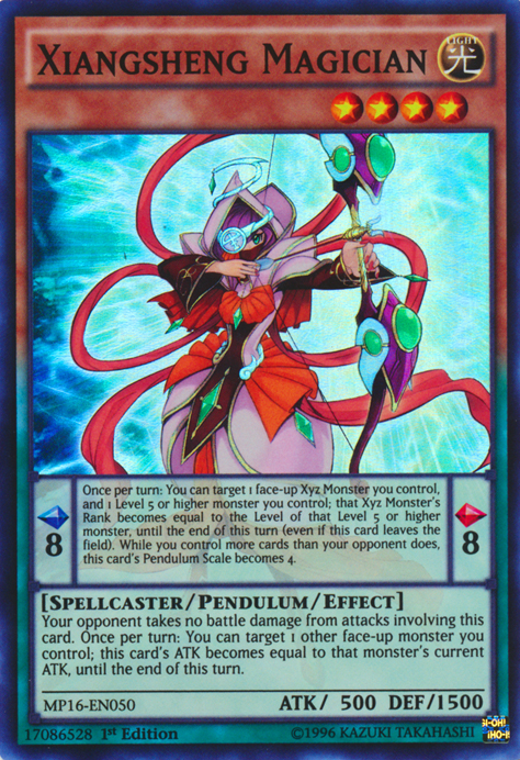 Xiangsheng Magician [MP16-EN050] Super Rare | Card Merchant Takapuna