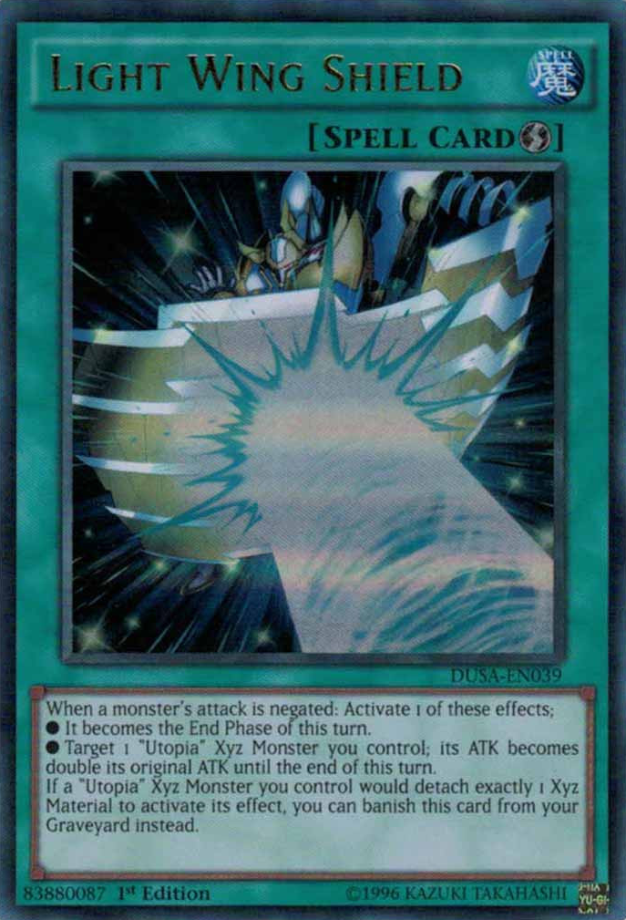 Light Wing Shield [DUSA-EN039] Ultra Rare | Card Merchant Takapuna