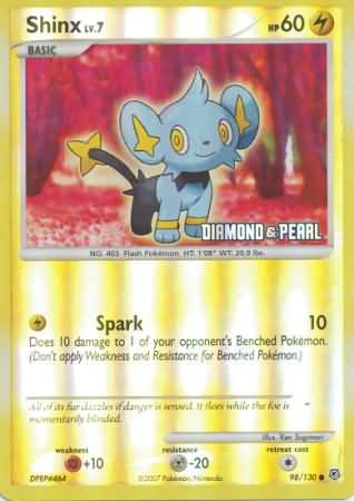 Shinx (98/130) [Burger King Promos: 2008 Collection] | Card Merchant Takapuna