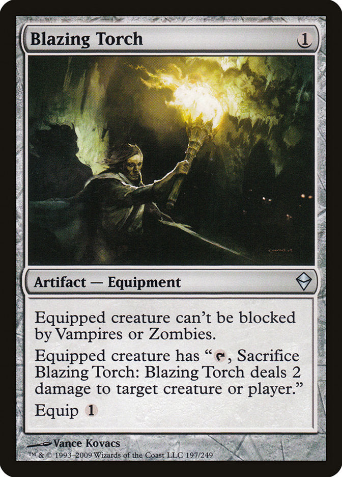 Blazing Torch [Zendikar] | Card Merchant Takapuna