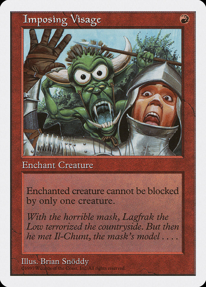 Imposing Visage [Fifth Edition] | Card Merchant Takapuna