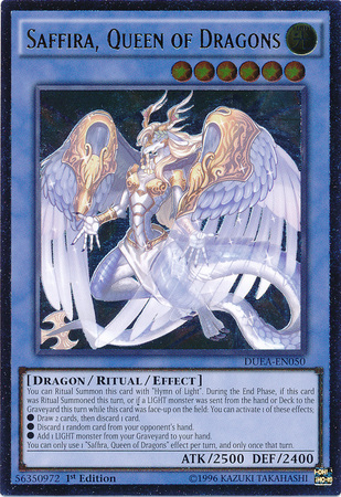 Saffira, Queen of Dragons (UTR) [DUEA-EN050] Ultimate Rare | Card Merchant Takapuna