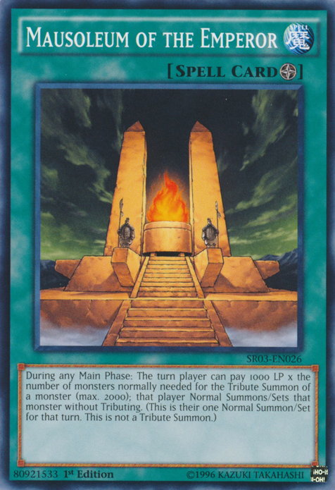 Mausoleum of the Emperor [SR03-EN026] Common | Card Merchant Takapuna