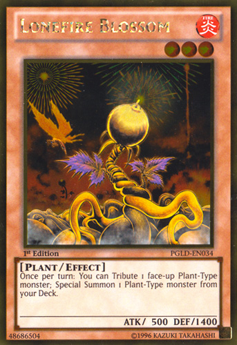 Lonefire Blossom [PGLD-EN034] Gold Rare | Card Merchant Takapuna