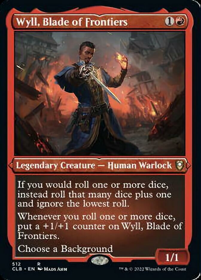 Wyll, Blade of Frontiers (Foil Etched) [Commander Legends: Battle for Baldur's Gate] | Card Merchant Takapuna