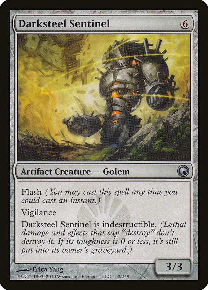 Darksteel Sentinel [Scars of Mirrodin] | Card Merchant Takapuna