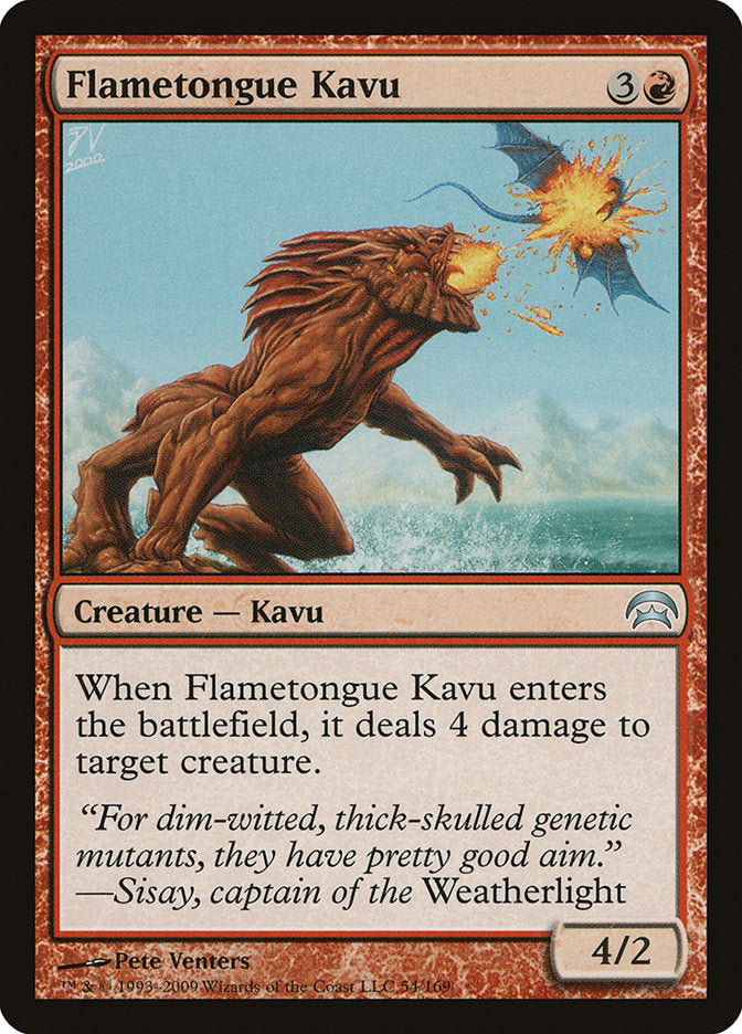 Flametongue Kavu [Planechase] | Card Merchant Takapuna