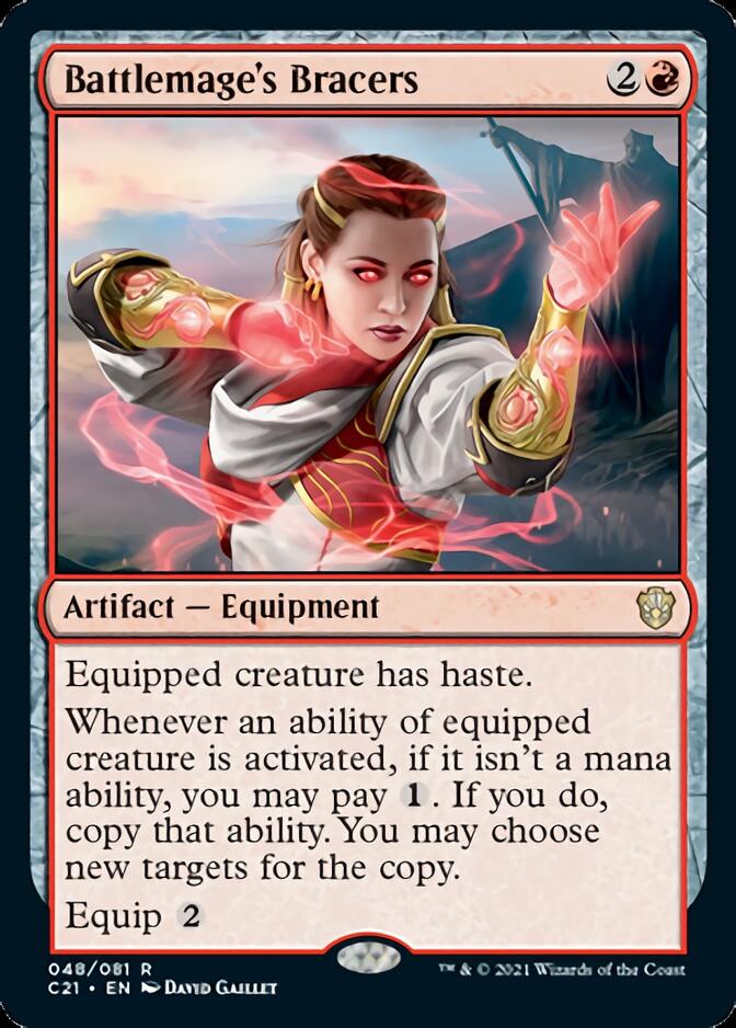 Battlemage's Bracers [Commander 2021] | Card Merchant Takapuna