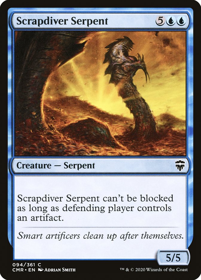 Scrapdiver Serpent [Commander Legends] | Card Merchant Takapuna