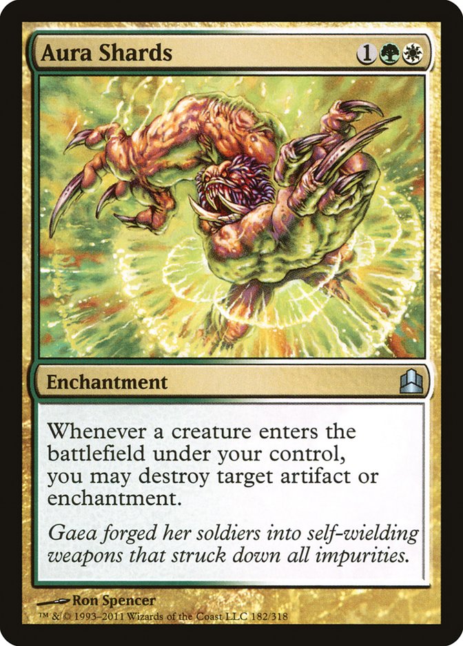 Aura Shards [Commander 2011] | Card Merchant Takapuna