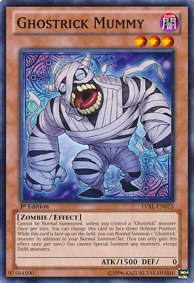 Ghostrick Mummy [LVAL-EN025] Common | Card Merchant Takapuna