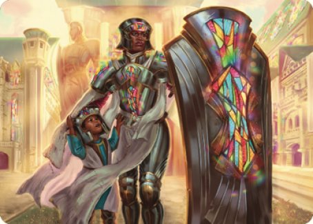 Guardian of New Benalia Art Card [Dominaria United Art Series] | Card Merchant Takapuna