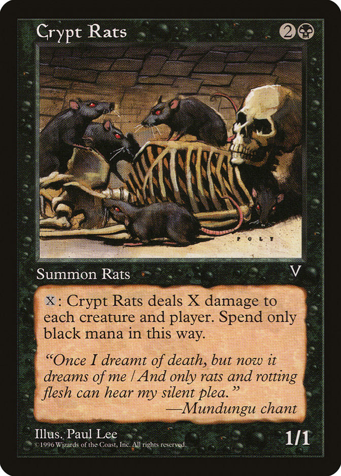 Crypt Rats [Visions] | Card Merchant Takapuna