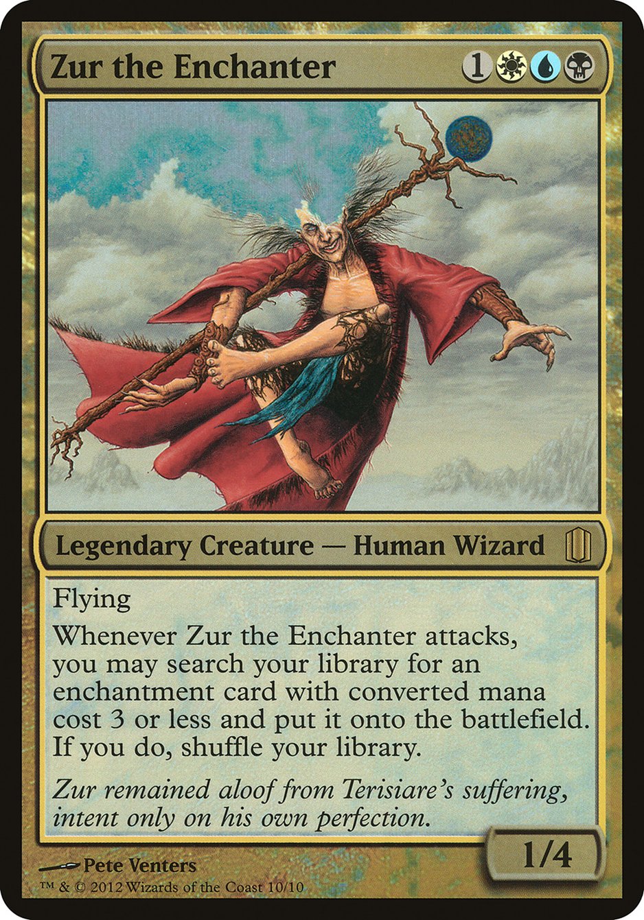 Zur the Enchanter (Oversized) [Commander's Arsenal Oversized] | Card Merchant Takapuna