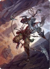 Akiri, Fearless Voyager Art Card [Zendikar Rising Art Series] | Card Merchant Takapuna