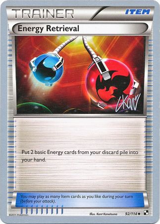 Energy Retrieval (92/114) (Reshiphlosion - Christopher Kan) [World Championships 2011] | Card Merchant Takapuna