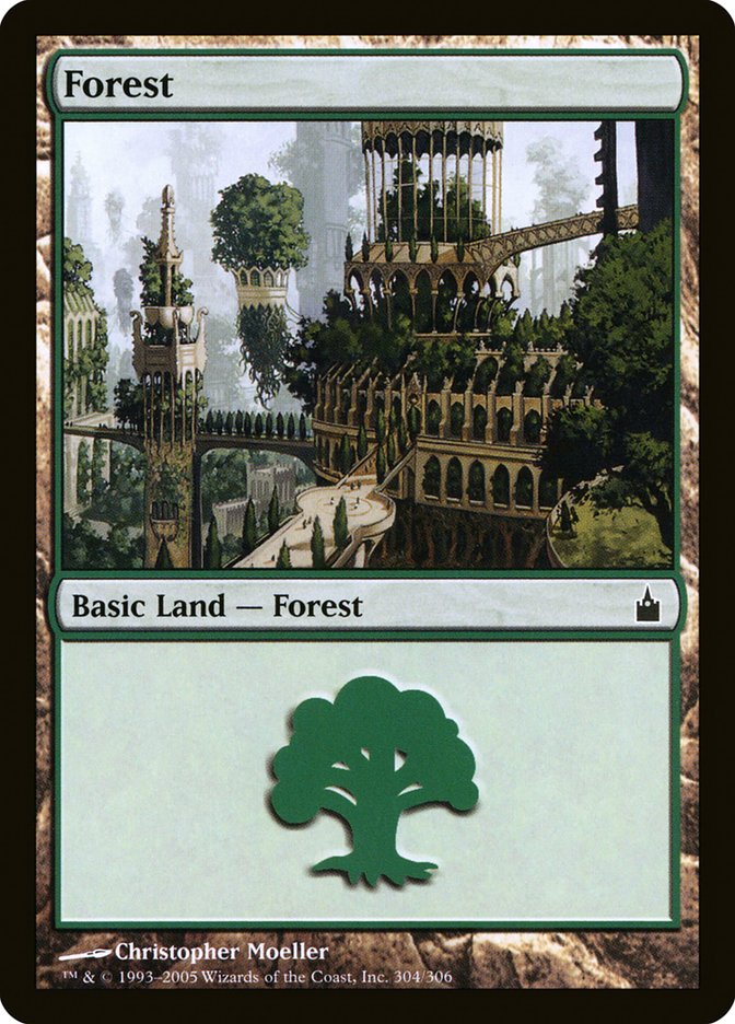 Forest (304) [Ravnica: City of Guilds] | Card Merchant Takapuna