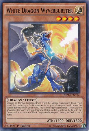 White Dragon Wyverburster [MP14-EN184] Common | Card Merchant Takapuna