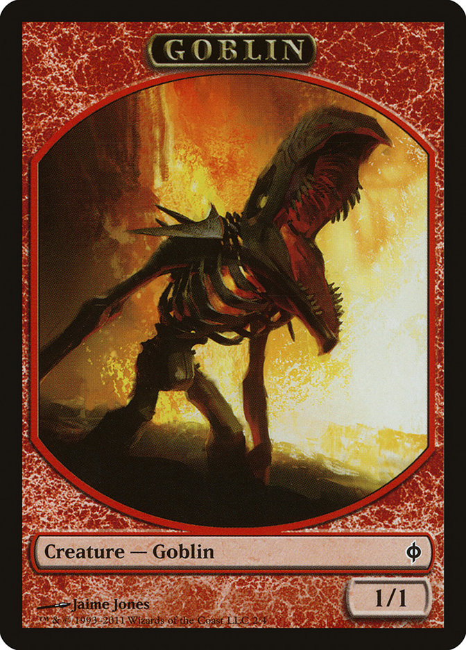 Goblin Token [New Phyrexia Tokens] | Card Merchant Takapuna