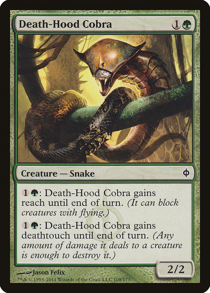 Death-Hood Cobra [New Phyrexia] | Card Merchant Takapuna