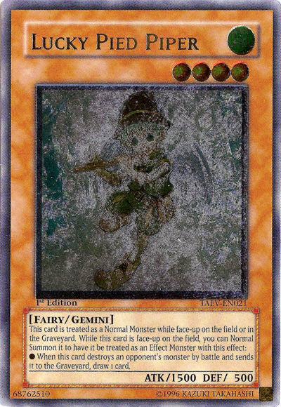 Lucky Pied Piper [TAEV-EN021] Ultimate Rare | Card Merchant Takapuna