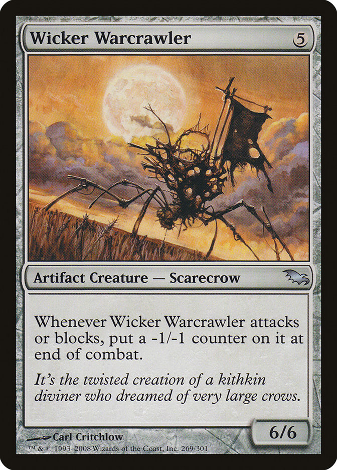 Wicker Warcrawler [Shadowmoor] | Card Merchant Takapuna