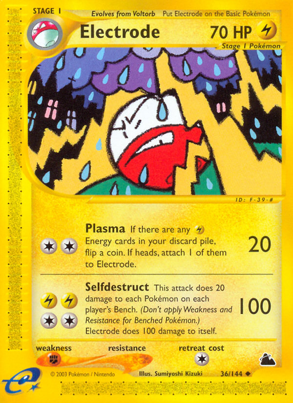 Electrode (36/144) [Skyridge] | Card Merchant Takapuna