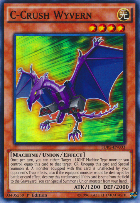 C-Crush Wyvern [SDKS-EN003] Super Rare | Card Merchant Takapuna