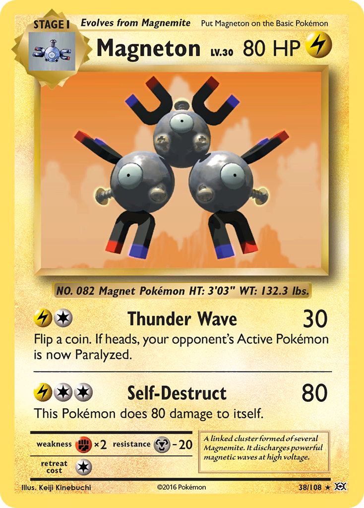 Magneton (38/108) [XY: Evolutions] | Card Merchant Takapuna