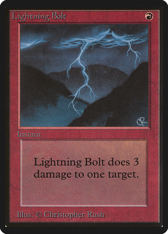 Lightning Bolt [Beta Edition] | Card Merchant Takapuna