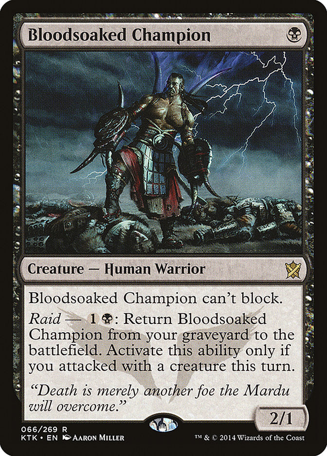 Bloodsoaked Champion [Khans of Tarkir] | Card Merchant Takapuna