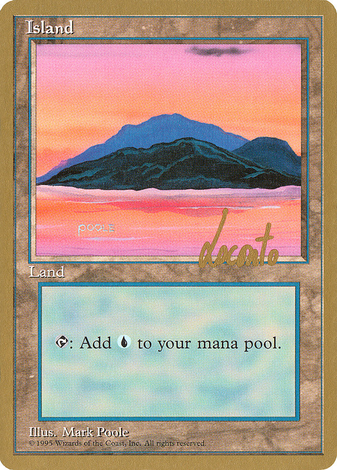 Island (ml369) (Michael Loconto) [Pro Tour Collector Set] | Card Merchant Takapuna