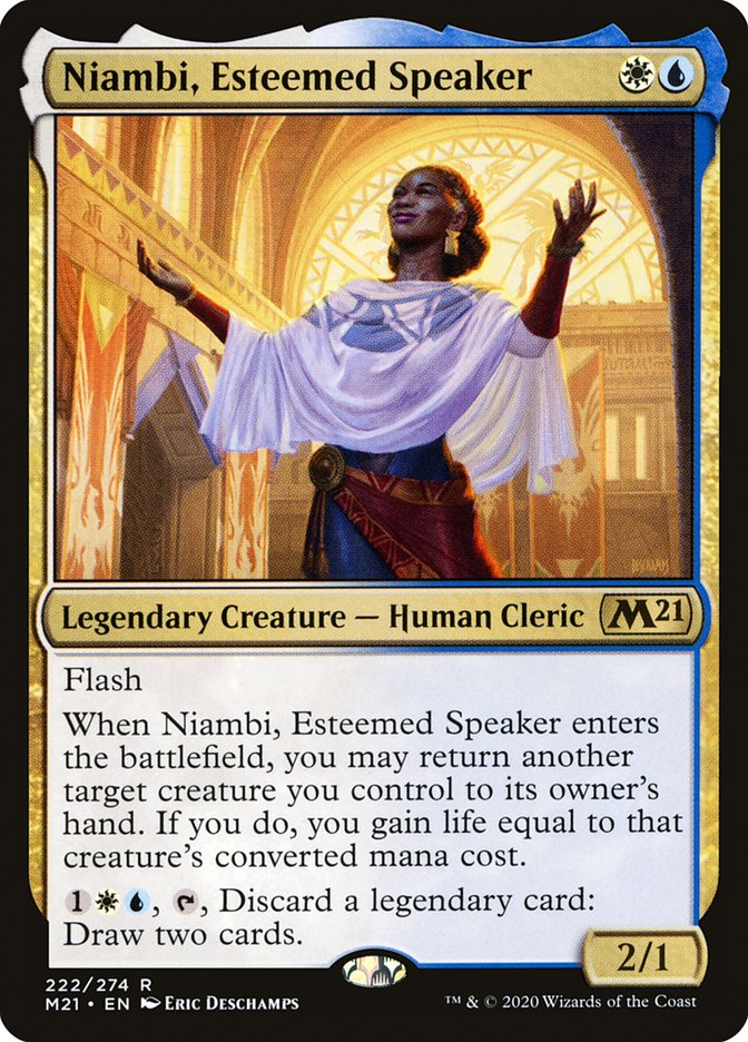 Niambi, Esteemed Speaker [Core Set 2021] | Card Merchant Takapuna