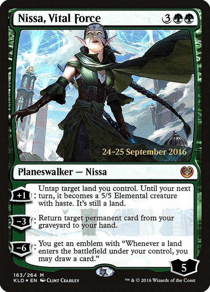 Nissa, Vital Force [Kaladesh Prerelease Promos] | Card Merchant Takapuna